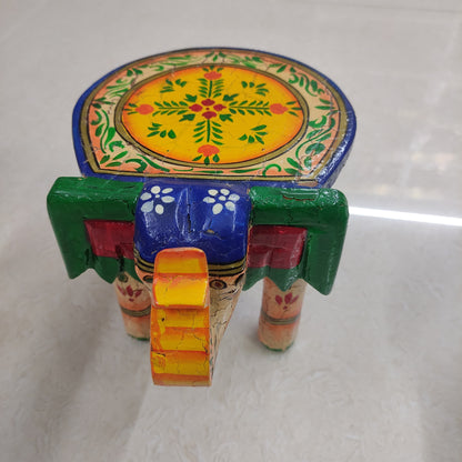 Handcrafted Wooden Elephant Stand - ES11
