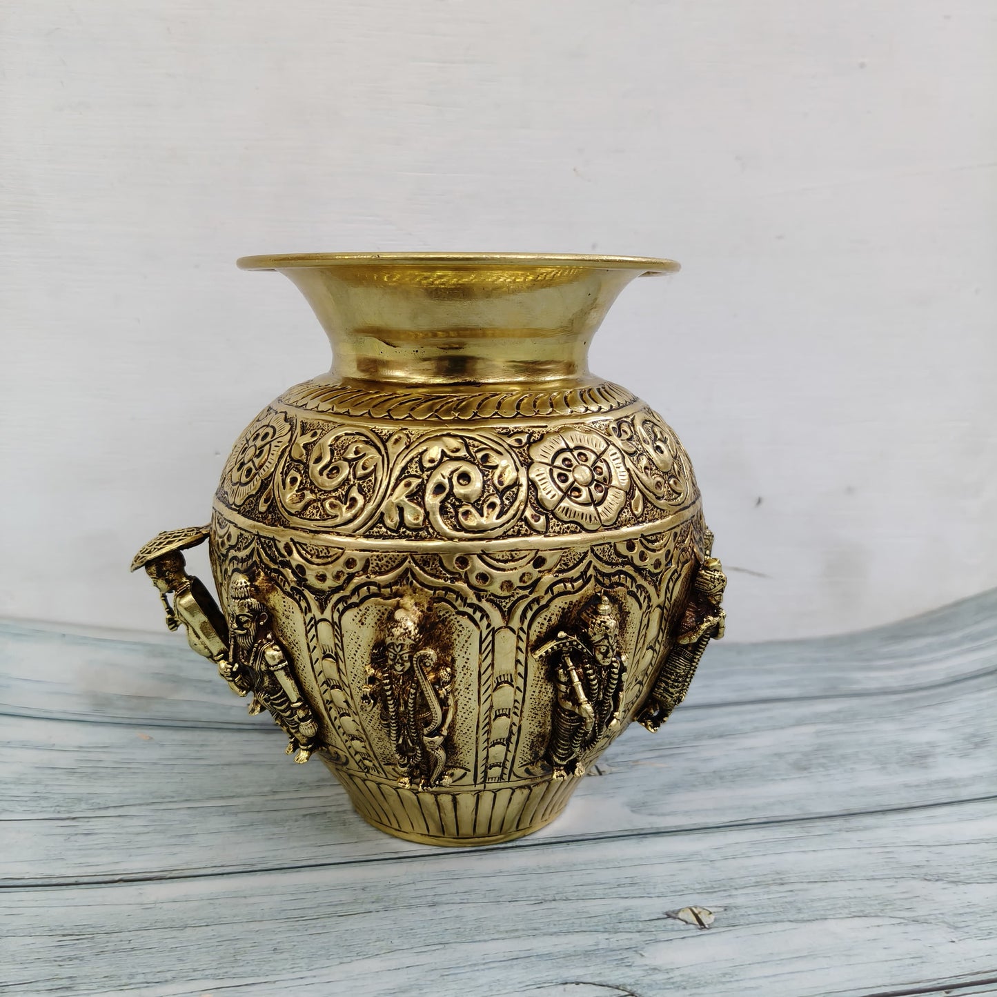 Brass Ashtalakshmi Kalasam | Ashtalakshmi Kodam | Ashtalakshmi Lota - AL2