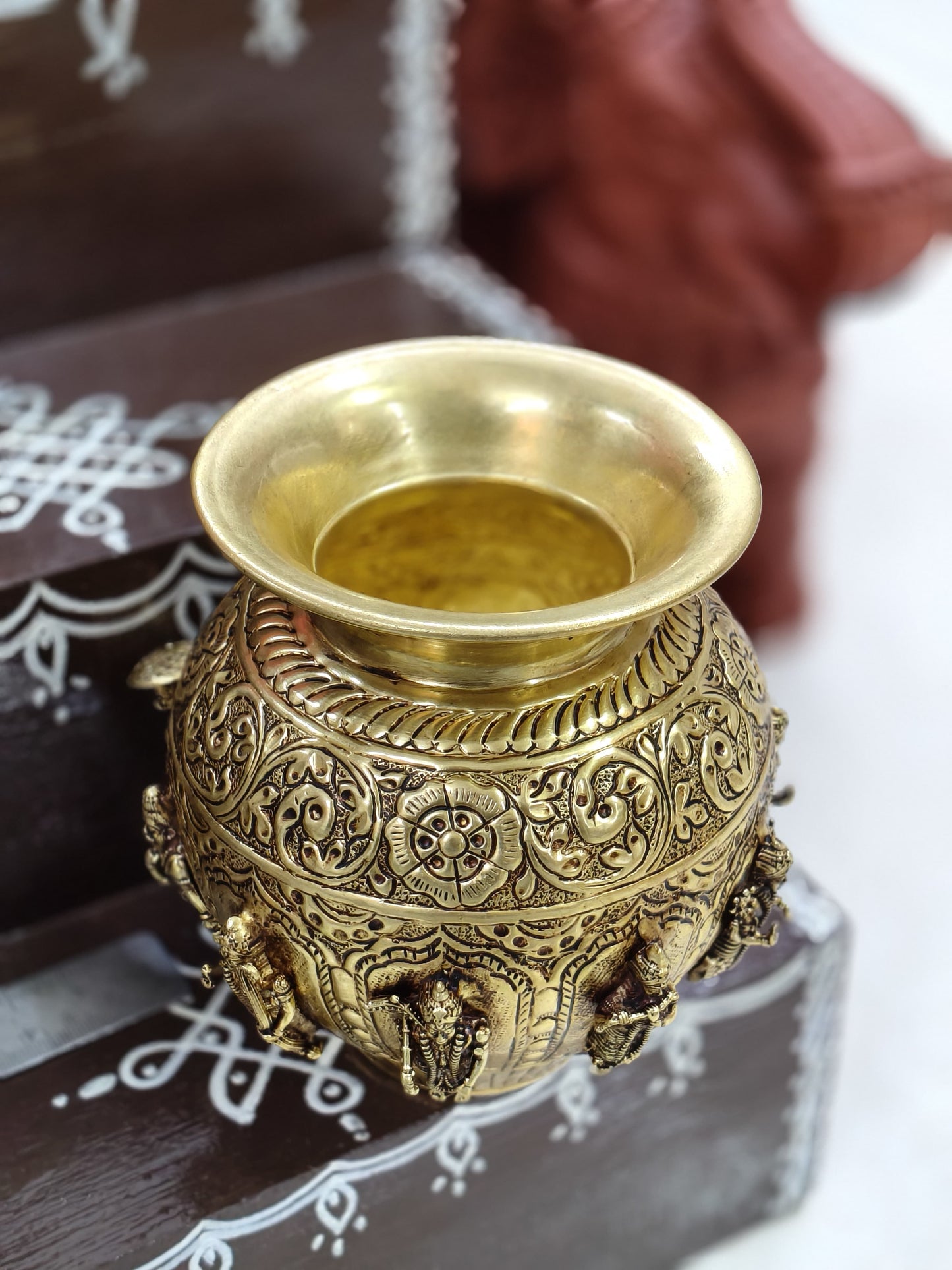 Brass Ashtalakshmi Kalasam | Ashtalakshmi Kodam | Ashtalakshmi Lota - AL2