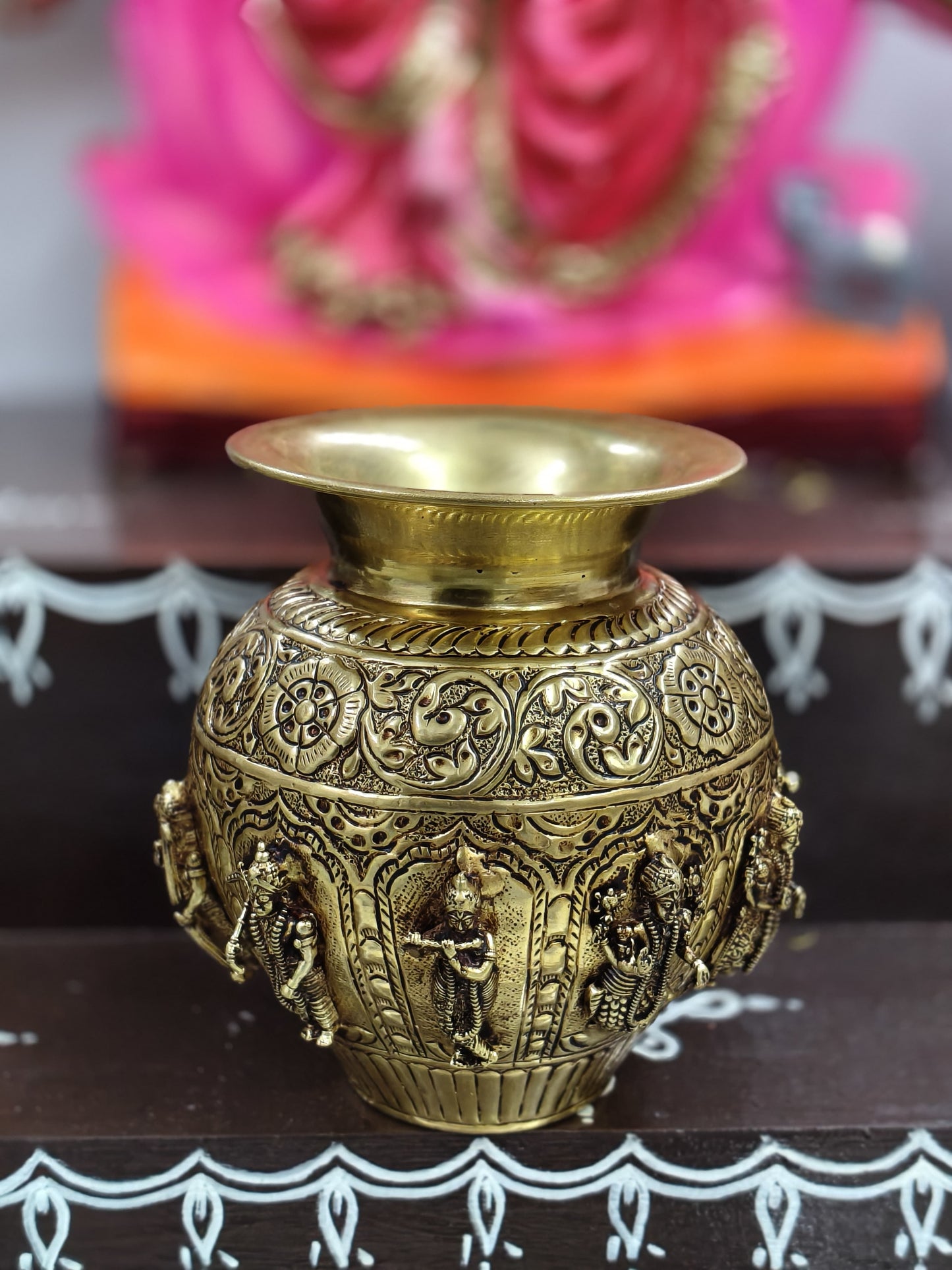 Brass Ashtalakshmi Kalasam | Ashtalakshmi Kodam | Ashtalakshmi Lota - AL2