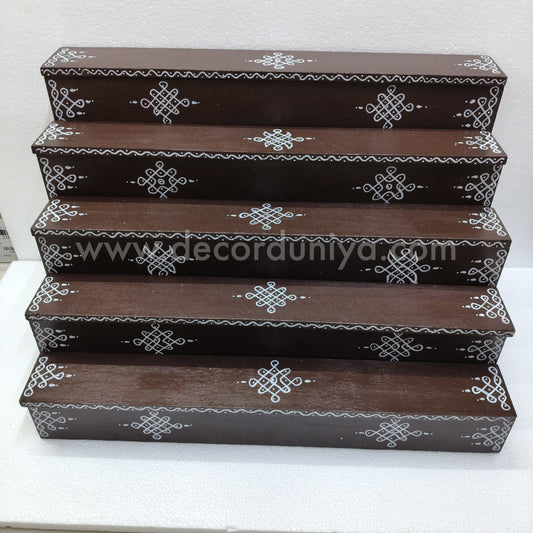 Dismantable 5 Step Golu Padi | 24 inches Width - DGP10