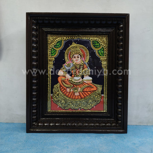 Tanjore Painting | Annapoorani | Chettinad Frame | - Flat Gold Foil  - TPM104