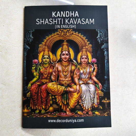 Kanda Shasti Kavasam Booklet in English Version - Devotional Hand Book- KSK3