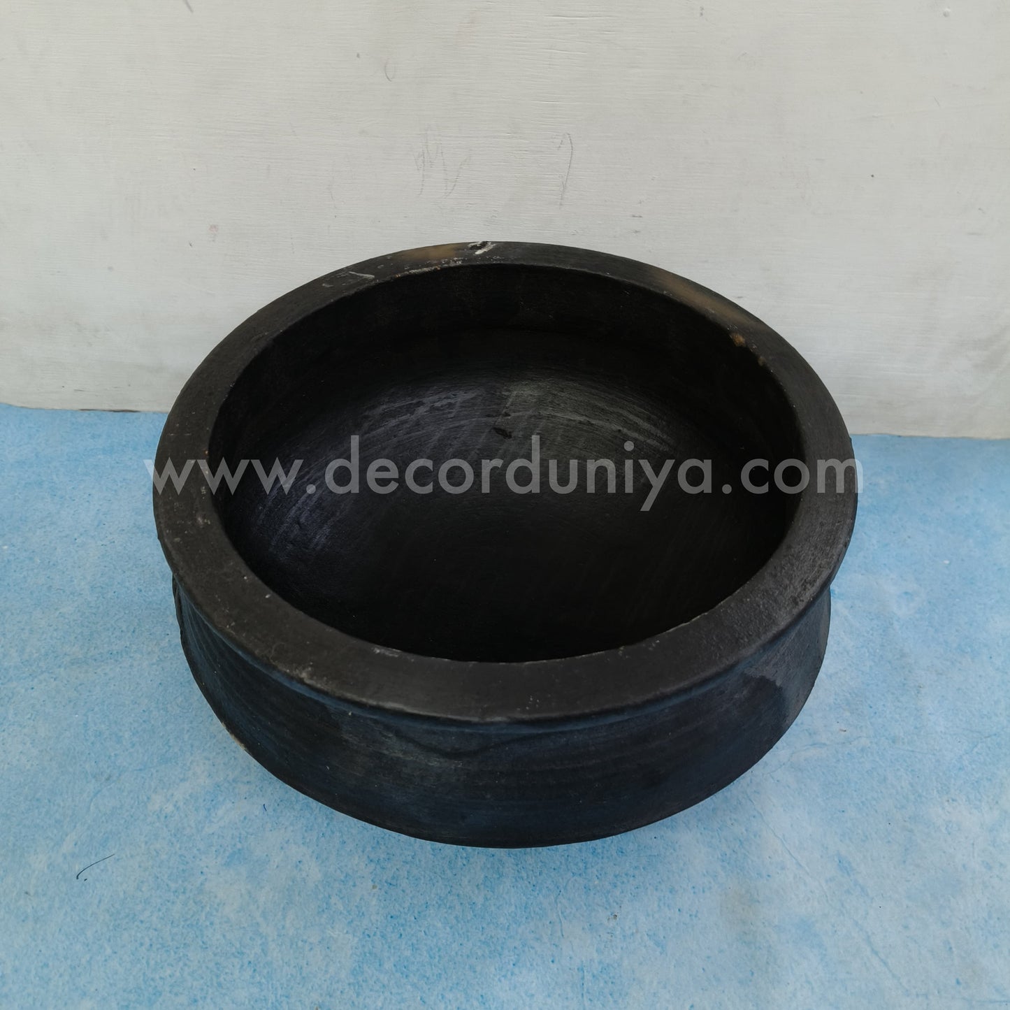 Black Clay Pot | Kadai Model - B011