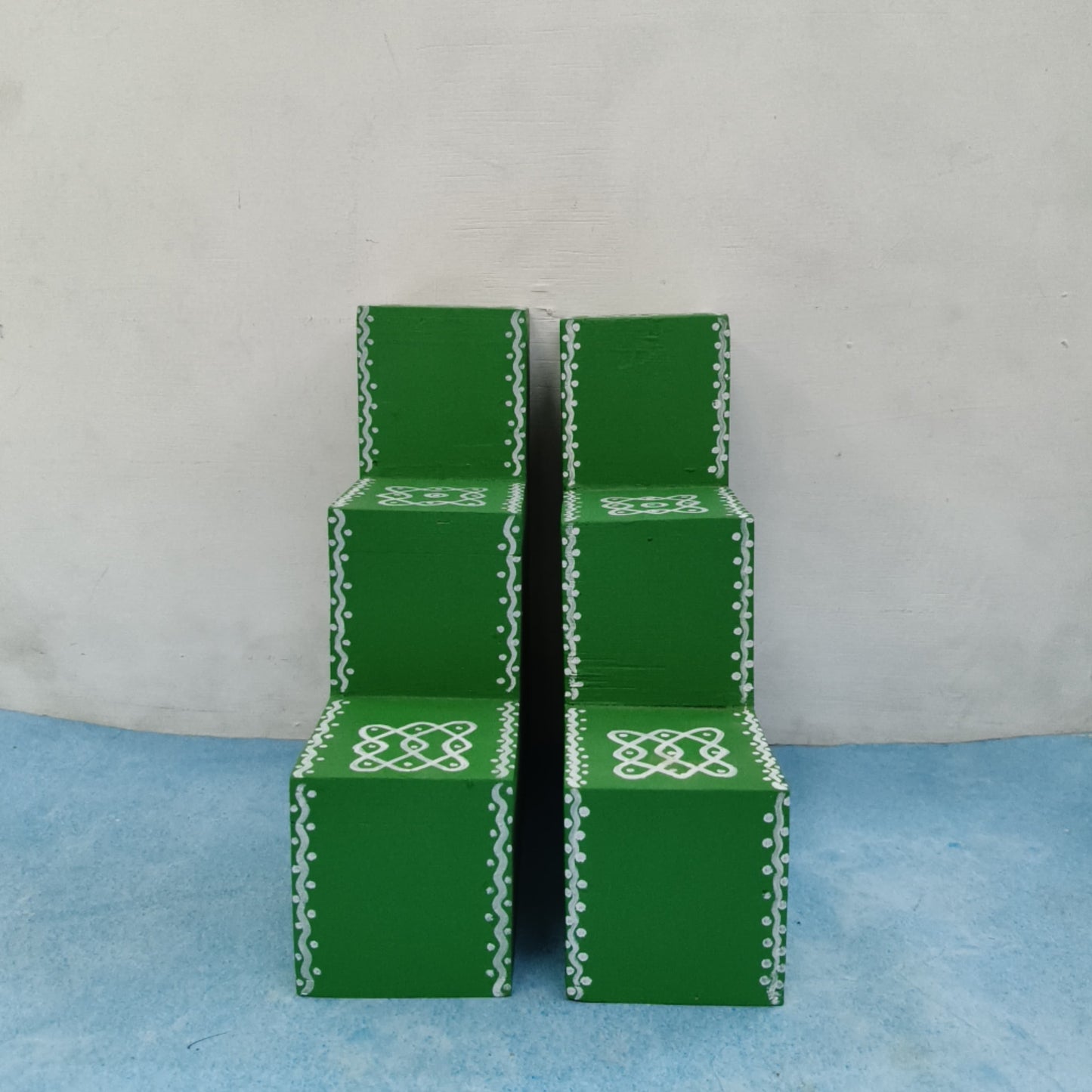 3 Step Diya Stand - Vilakku Padi - DS21