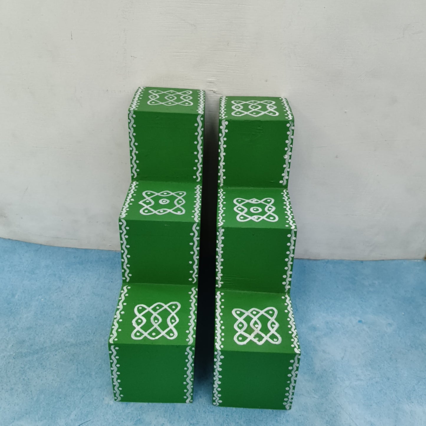 3 Step Diya Stand - Vilakku Padi - DS21