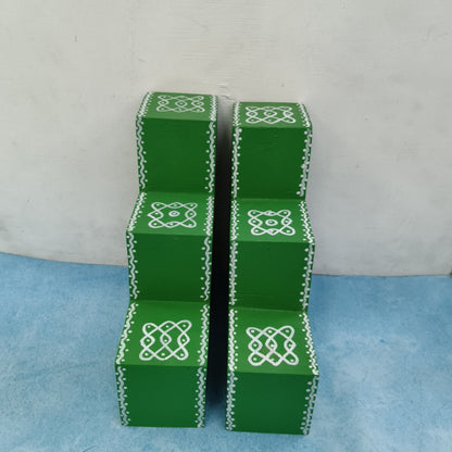 3 Step Diya Stand - Vilakku Padi - DS21