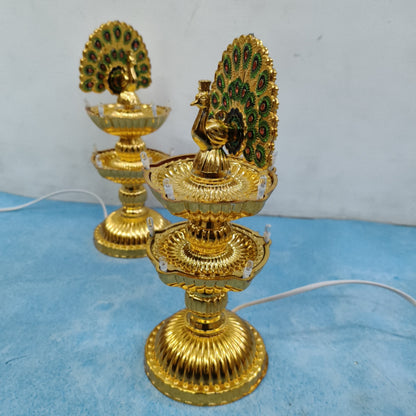 Electric Kuthu Vilakku | LED Light | Vilakku | Pair (2 pcs) - KAR03