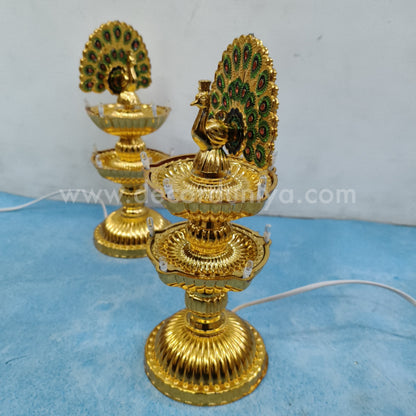 Electric Kuthu Vilakku | LED Light | Vilakku | Pair (2 pcs) - KAR03
