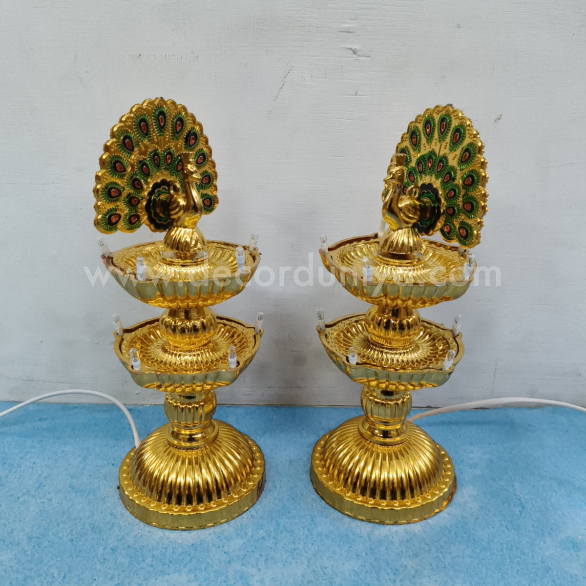 Electric Kuthu Vilakku | LED Light | Vilakku | Pair (2 pcs) - KAR03