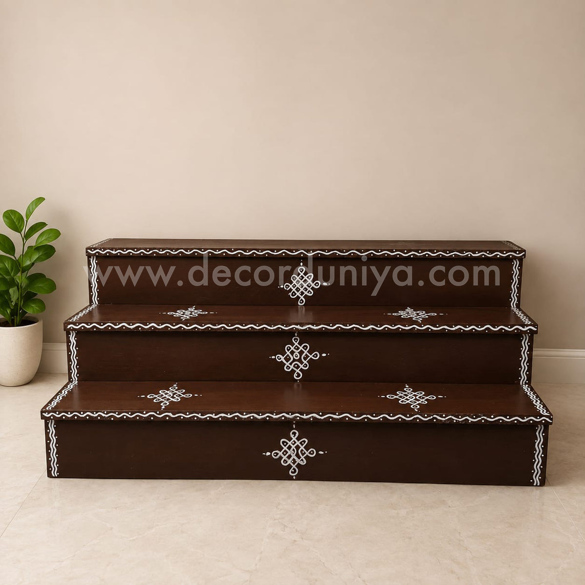 3 Step - Golu Padi - Vigraham Stand | 24 inches Width | Golu Padi - VS31