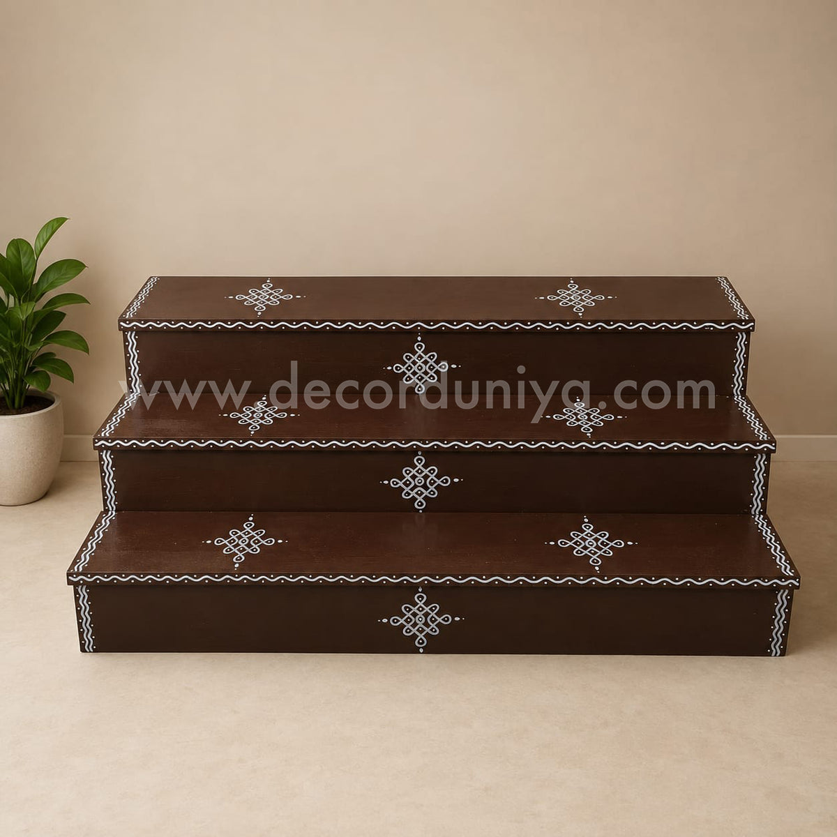 3 Step - Golu Padi - Vigraham Stand | 24 inches Width | Golu Padi - VS31