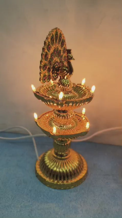 Electric Kuthu Vilakku | LED Light | Vilakku | Pair (2 pcs) - KAR03