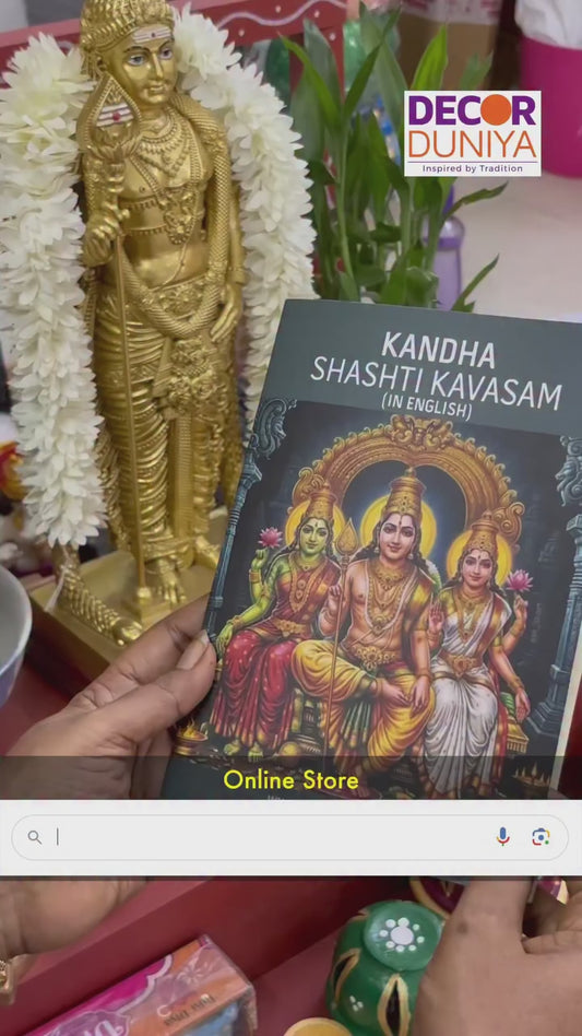 Kanda Shasti Kavasam Booklet in English Version - Devotional Hand Book- KSK3